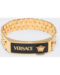 medusa enamel logo bracelet
