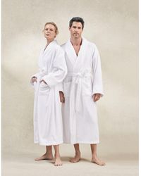 white company baby dressing gown