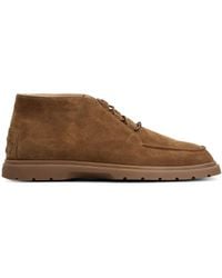 Tod's - Suede Leather Ankle Boots - Lyst