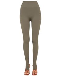 ANDREADAMO - Elastic Waistband Leggings - Lyst