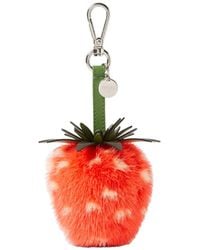 Fendi - Strawberry Charm Accessories - Lyst