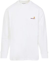Carhartt - Ls American Script T-Shirt - Lyst