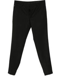 Prada - Straight Leg Wool Trousers - Lyst