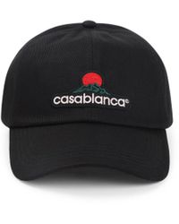 CASABLANCA - Montagne Embr Patch Hat - Lyst