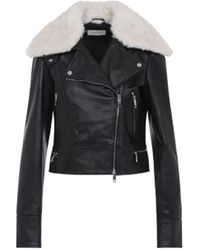 Sportmax - Toscana Leather Biker Jacket - Lyst