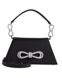 Mach & Mach - Mach&Mach Samatha Double Bow Satin Shoulder Bag - Lyst
