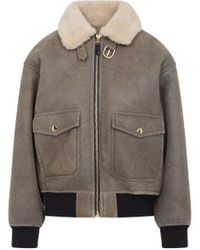 Celine - Aviateur Brode Blouson - Lyst