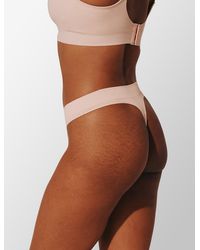 Thirdlove - Seamless Stretch Cotton Thong Panty - Lyst
