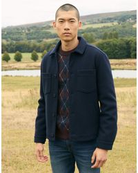 Threadbare - Faux Wool Button Up Quilted Shacket - Lyst