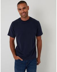 Threadbare - Peached Cotton Crew Neck T-Shirt - Lyst