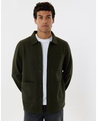Threadbare - Long Sleeve Button Up Shacket - Lyst