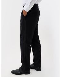 Threadbare - Tailored Fit Satin Seam Suit Trousers - Lyst