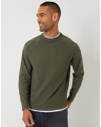 Threadbare - Mock Tee Textured Knit Crew Neck Jumper - Lyst