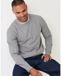 Threadbare - Diamond Textured Crew Neck Jumper - Lyst