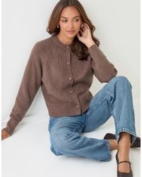 Threadbare - The Relaxed Knitted Cardigan - Lyst