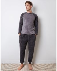 Threadbare - Borg Raglan Sweatshirt Lounge Set - Lyst