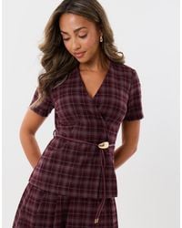 Threadbare - Belted Blazer Top - Lyst