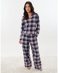 Threadbare - Cotton Button Up Pyjama Set - Lyst