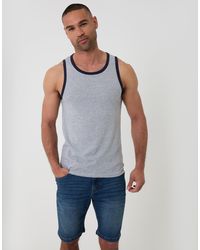 Threadbare - Cotton Ringer Vest - Lyst