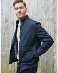 Threadbare - Patch Pocket Funnel Neck Harrington Style Jacket - Lyst