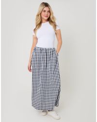 Threadbare - Gathered Waist Maxi Skirt - Lyst