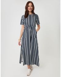 Threadbare - Crew Neck Jersey Midi Dress With Patch Pockets - Lyst