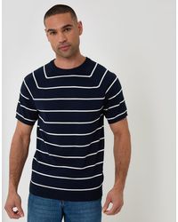Threadbare - Textured Knitted T-Shirt - Lyst