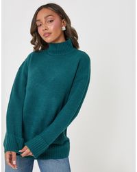 Threadbare - Relaxed Fit Funnel Neck Jumper - Lyst