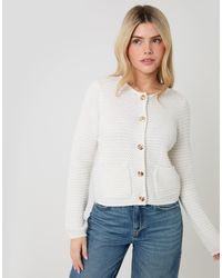 Threadbare - Patch Pocket Crew Neck Cardigan - Lyst