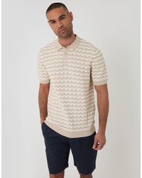 Threadbare - Wavy Textured Knitted Polo - Lyst