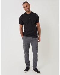 Threadbare - Slim Fit Stretch Cargo Trousers - Lyst