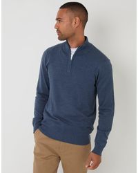 Threadbare - Funnel Neck Quarter Zip Knitted Jumper - Lyst