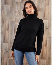 Threadbare - The Oversized Roll Neck Jumper - Lyst