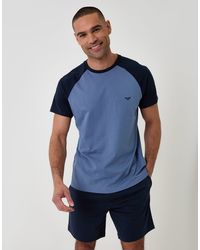 Threadbare - Raglan Short Sleeve Top & Shorts Lounge Set - Lyst