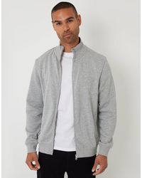 Threadbare - Funnel Neck Zip Through Sweatshirt - Lyst