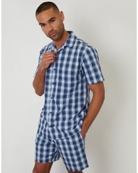 Threadbare - Short Sleeve Shirt & Shorts Pyjama Set - Lyst