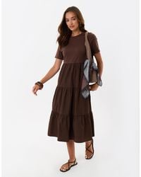 Threadbare - Tiered Midaxi Dress - Lyst
