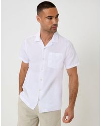 Threadbare - Linen Cotton Blend Short Sleeve Shirt - Lyst