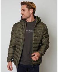 Threadbare - Matte Finish Padded Hooded Jacket - Lyst