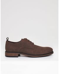 Threadbare - Faux Suede Derby Shoes - Lyst