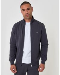 Threadbare - Cotton Rich Funnel Neck Zip Through Sweatshirt - Lyst