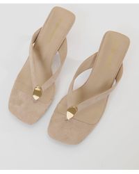 Threadbare - Toe Post Kitten Heels - Lyst