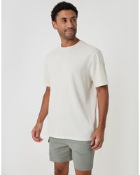 Threadbare - Relaxed Fit Textured Crew Neck T-Shirt - Lyst