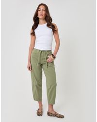 Threadbare - Belted Barrel Leg Jeans - Lyst
