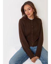 Threadbare - The Relaxed Knitted Cardigan - Lyst