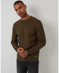 Threadbare - Cable Knit Crew Neck Jumper - Lyst