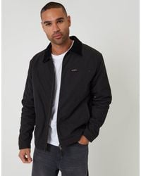 Threadbare - Lightweight Cotton Canvas Jacket With Corduroy Collar - Lyst