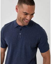Threadbare - Moss Stitch Knitted Polo - Lyst