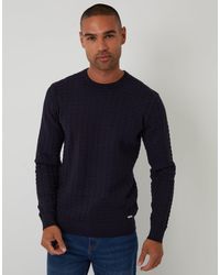 Threadbare - Cable Knit Crew Neck Jumper - Lyst