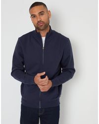 Threadbare - Funnel Neck Zip Through Sweatshirt - Lyst